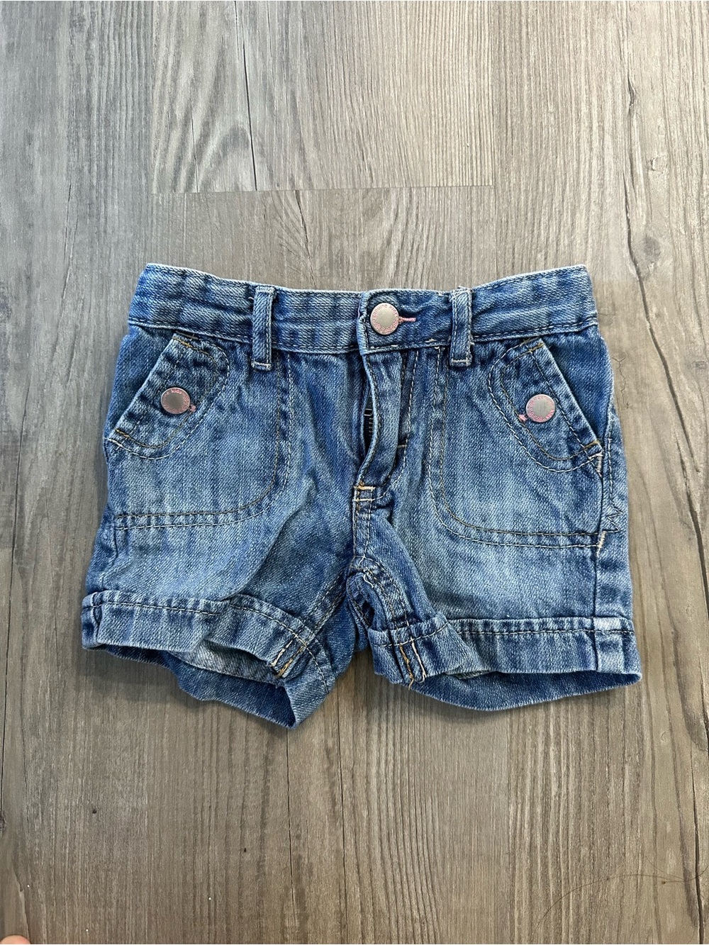 Vintage Kids Denim Shorts - Blue Jean Shorts